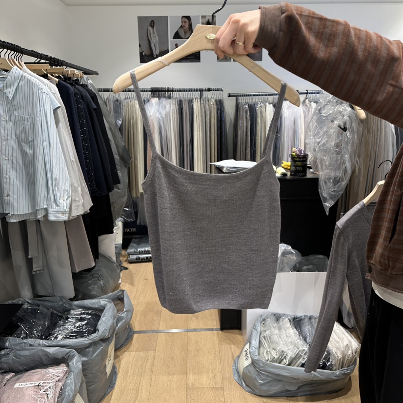 aube nunt韓國代購女士新品休閑熱賣推薦時尚人氣吊帶背心aube nunt吊帶/背心圖色3