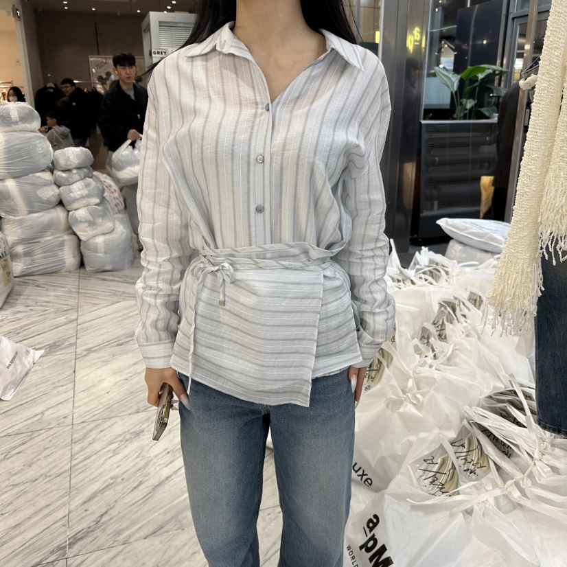 FOUNDATION東大門直郵女裝新品人氣時尚職業26春夏襯衫蕾絲衫FOUNDATION襯衫/蕾絲衫圖色1