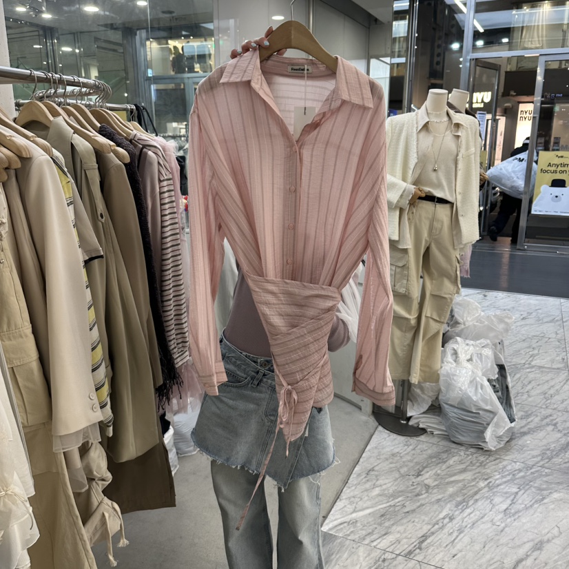 FOUNDATION東大門直郵女裝新品人氣時尚職業26春夏襯衫蕾絲衫FOUNDATION襯衫/蕾絲衫圖色2