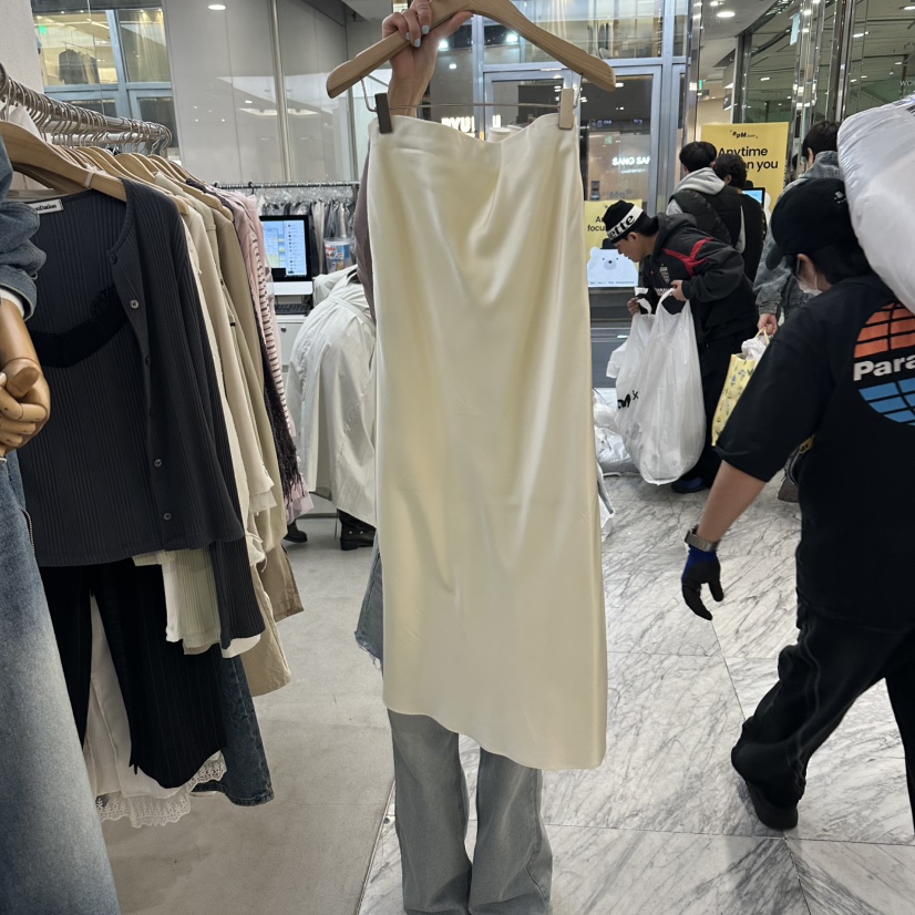 FOUNDATION東大門代購女士新款推薦職業休閑真品熱賣長裙FOUNDATION長裙