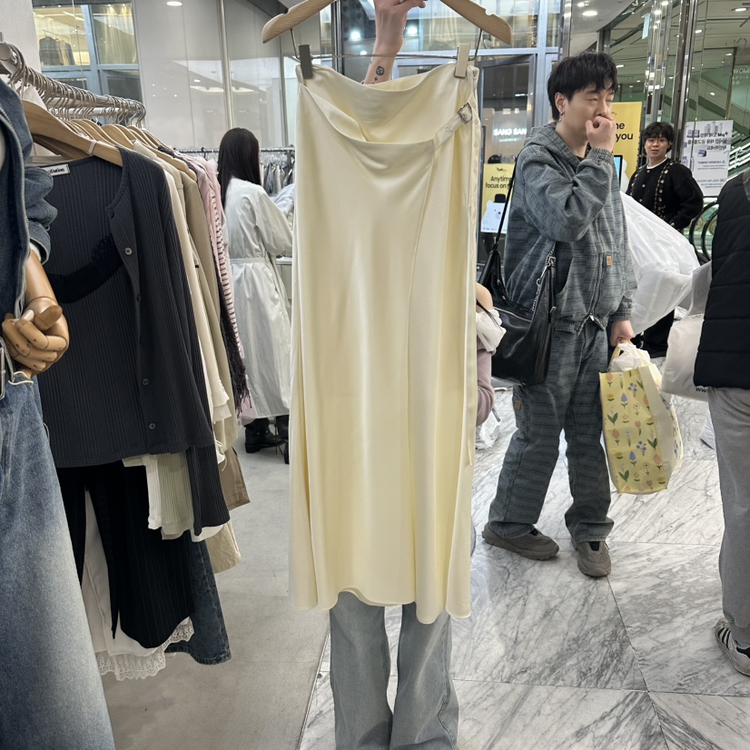 FOUNDATION東大門代購女士新款推薦職業休閑真品熱賣長裙FOUNDATION長裙圖色1