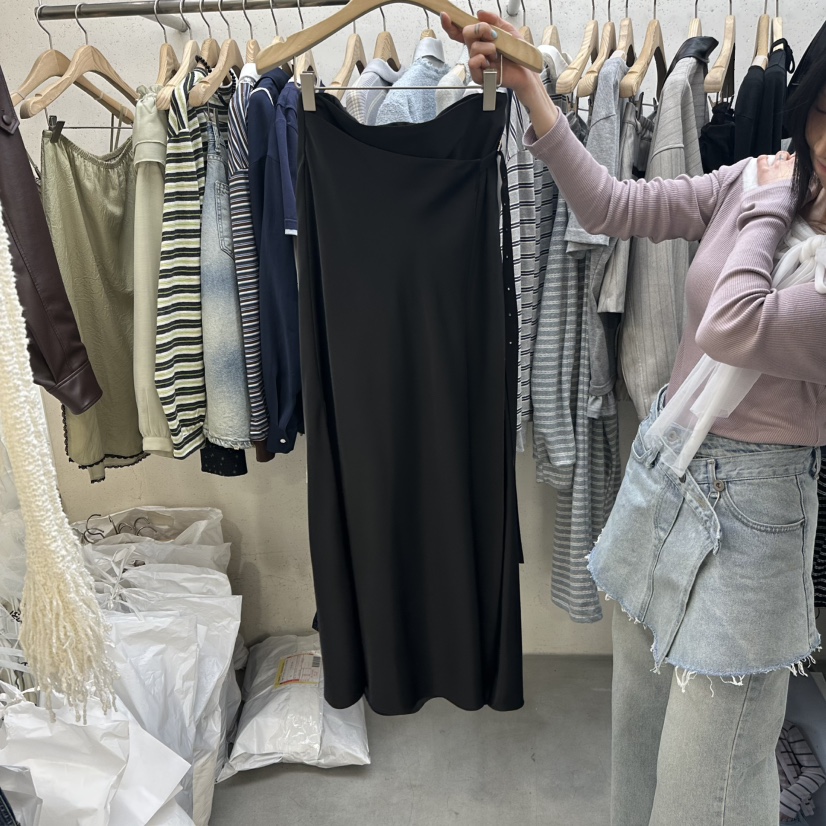 FOUNDATION東大門代購女士新款推薦職業休閑真品熱賣長裙FOUNDATION長裙圖色2