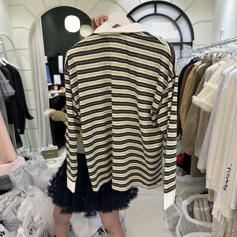 EGG IS東大門實拍女士新款推薦時尚真品休閑人氣長袖T恤EGG IS長袖T恤