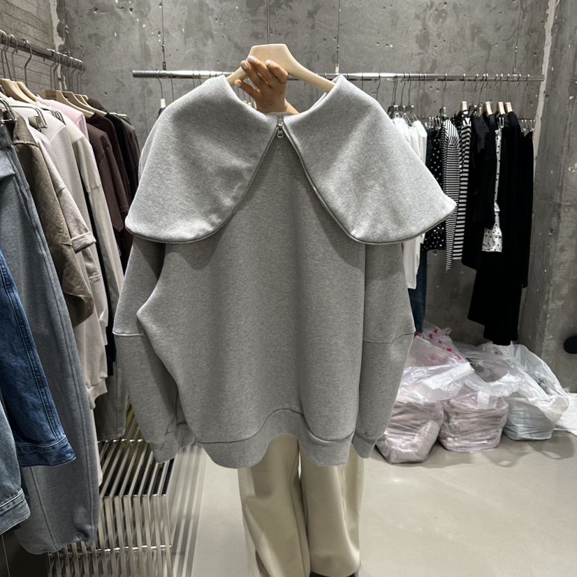 JUNI韓國代購女士新款26春夏休閑真品職業熱賣時尚夾克拉鏈my juni夾克