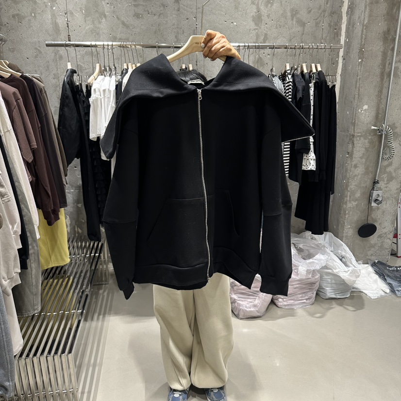 JUNI韓國代購女士新款26春夏休閑真品職業熱賣時尚夾克拉鏈my juni夾克圖色2