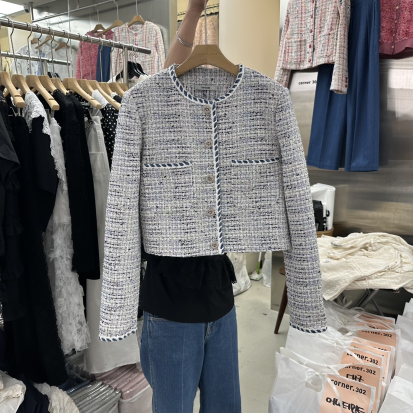 CORNER東大門實拍女裝新品26春夏人氣真品時尚休閑職業夾克CORNER.302夾克圖色1
