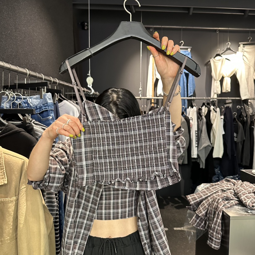 ELF-L韓國直郵女士新品真品時尚26春夏推薦人氣吊帶背心PROJECT ELF/ELF-L吊帶/背心