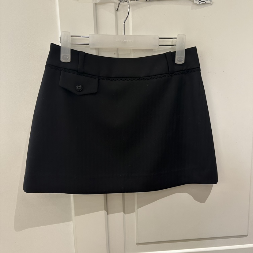 WE ARE/WELOVER韓國直郵女裝新款職業推薦時尚熱賣短裙SHOP_WE ARE短裙圖色2黑色