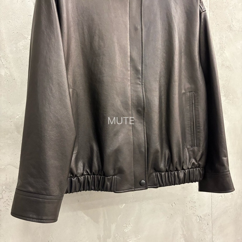 MUTE-P東大門代購女士新品人氣推薦休閑職業26春夏皮衣皮革MUTE皮衣