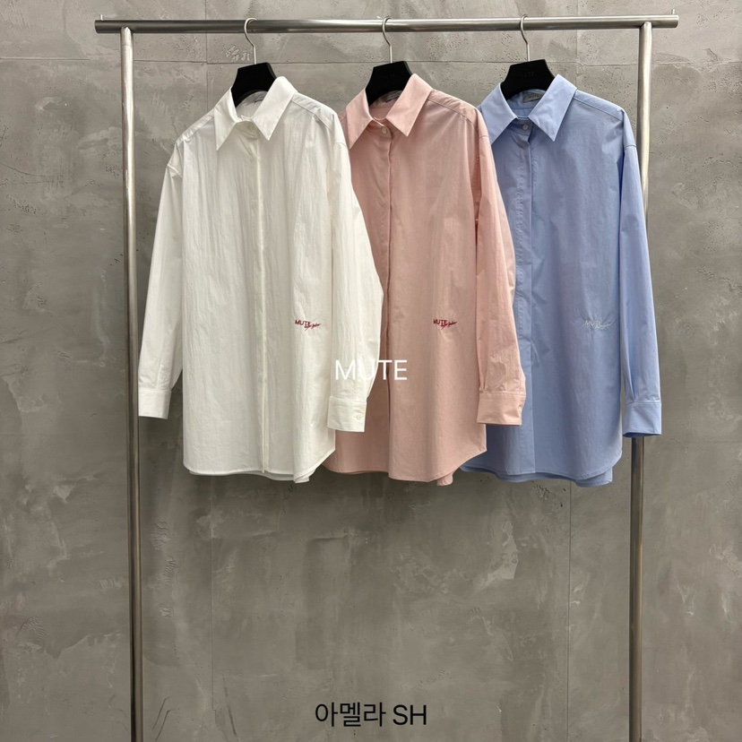 MUTE-P東大門直郵女裝新款真品26春夏熱賣職業襯衫蕾絲衫MUTE襯衫/蕾絲衫