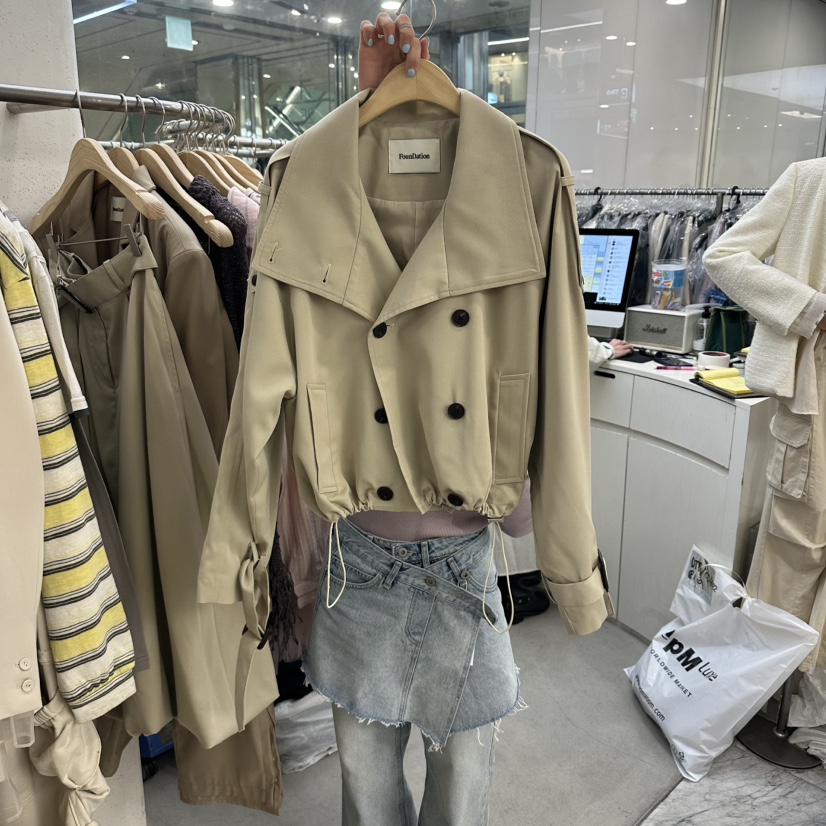 FOUNDATION韓國直郵女士新款推薦真品熱賣休閑人氣26春夏夾克FOUNDATION夾克圖色1