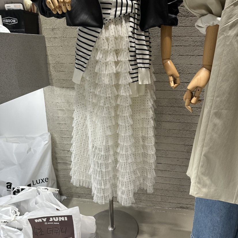 JUNI韓國直郵女士新品推薦熱賣真品時尚人氣職業休閑長裙my juni長裙圖色1