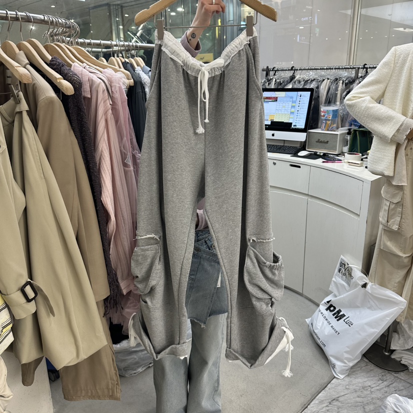 FOUNDATION東大門代購女裝新款推薦職業真品熱賣26春夏休閑褲FOUNDATION休閑褲圖色2