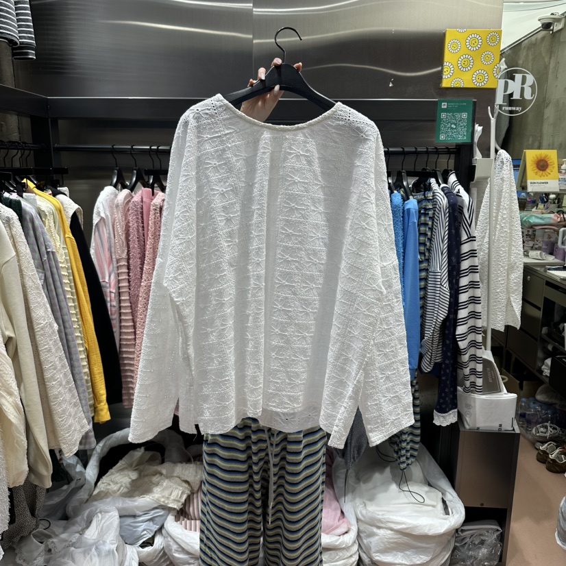 RUNWAY-런웨이韓國代購女裝新款熱賣真品休閑襯衫蕾絲衫RUNWAY襯衫/蕾絲衫