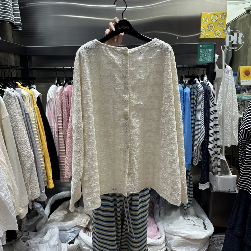 RUNWAY-런웨이韓國代購女裝新款熱賣真品休閑襯衫蕾絲衫RUNWAY襯衫/蕾絲衫圖色2