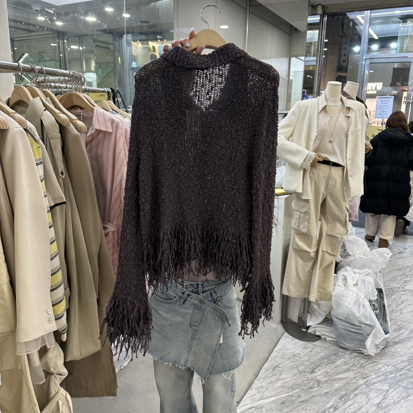 FOUNDATION東大門直郵女士新品熱賣推薦人氣職業針織衫開衫FOUNDATION針織衫