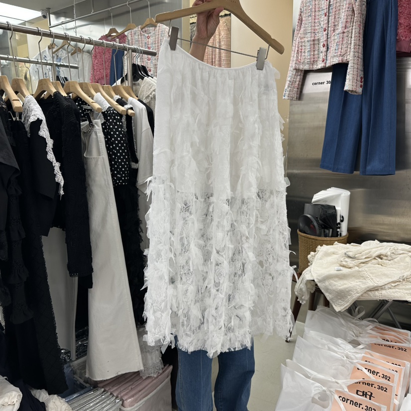 CORNER東大門直郵女士新款26春夏熱賣時尚推薦真品人氣長裙CORNER.302長裙圖色1