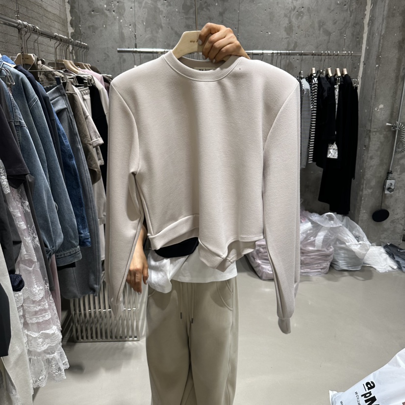 JUNI韓國代購女士新款職業人氣推薦真品時尚休閑26春夏衛衣my juni衛衣圖色1