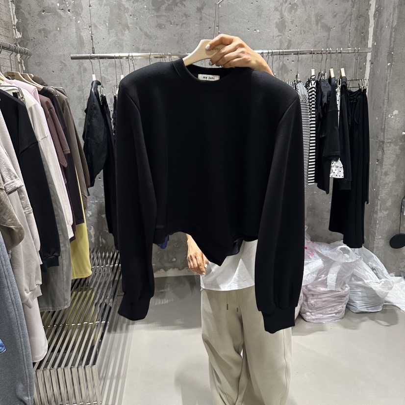 JUNI韓國代購女士新款職業人氣推薦真品時尚休閑26春夏衛衣my juni衛衣圖色4