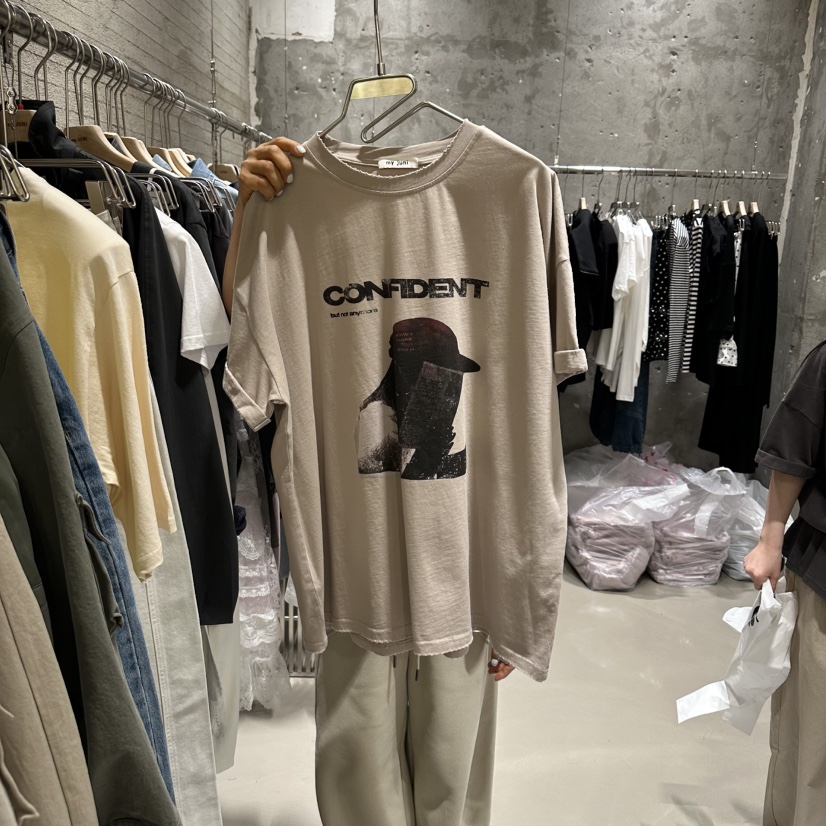 JUNI韓國直郵女士新款26春夏熱賣休閑職業時尚真品人氣T恤my juniT恤圖色2