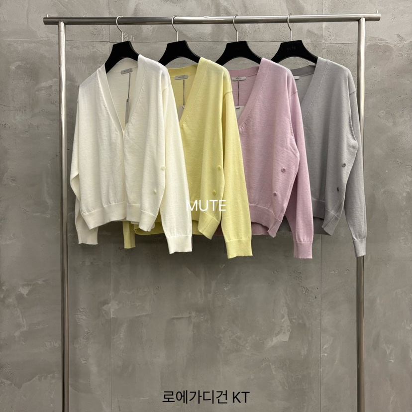MUTE-P東大門代購女士新款時尚26春夏休閑推薦針織衫開衫MUTE針織衫