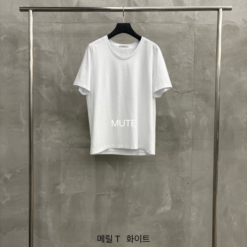 MUTE-P東大門直郵女裝新款職業真品休閑時尚人氣26春夏T恤MUTET恤圖色1