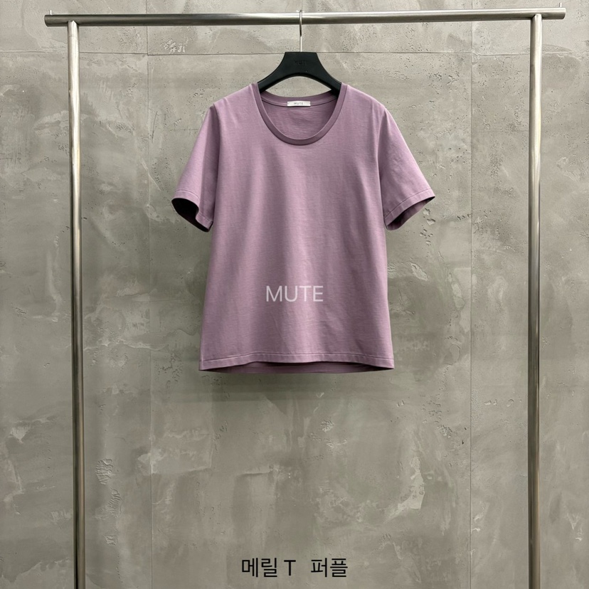 MUTE-P東大門直郵女裝新款職業真品休閑時尚人氣26春夏T恤MUTET恤圖色5