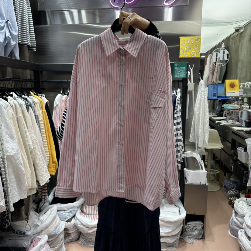 RUNWAY-런웨이東大門直郵女裝新品真品人氣休閑襯衫蕾絲衫RUNWAY襯衫/蕾絲衫圖色1