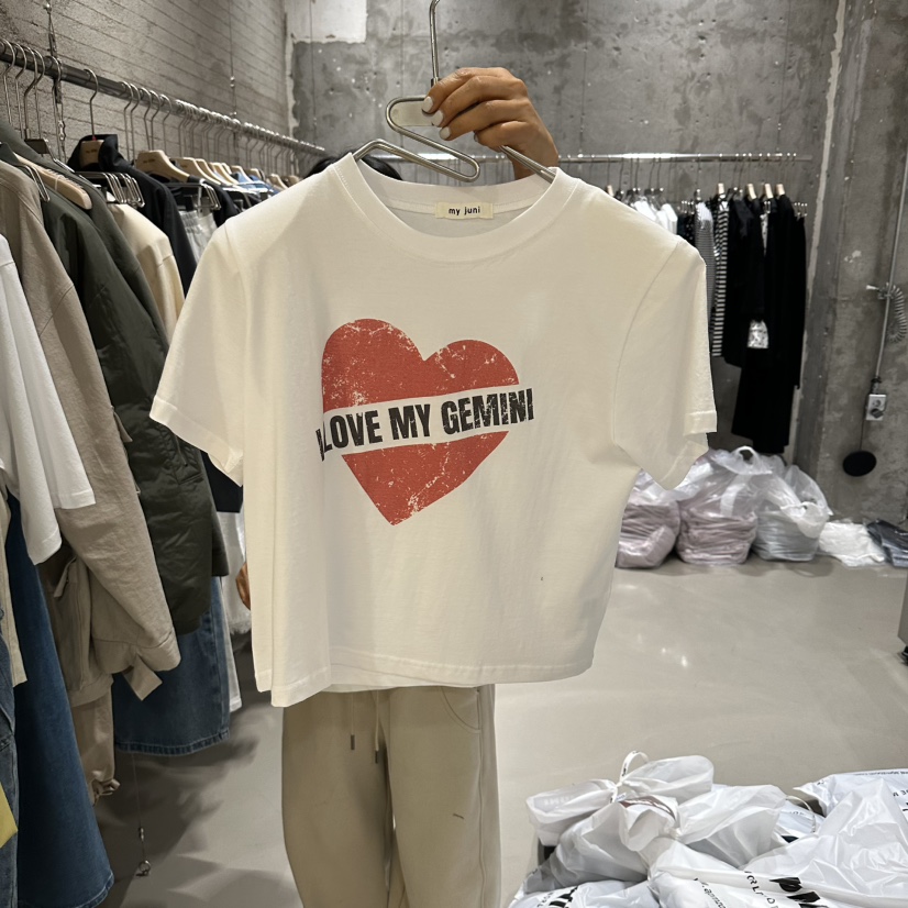 JUNI東大門直郵女裝新品真品26春夏熱賣時尚人氣職業休閑T恤my juniT恤圖色1