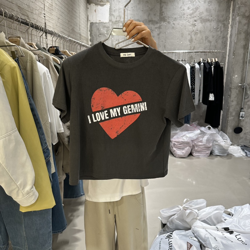 JUNI東大門直郵女裝新品真品26春夏熱賣時尚人氣職業休閑T恤my juniT恤圖色2