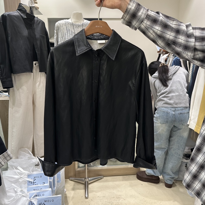 MELO韓國代購女士新品休閑人氣熱賣26春夏職業推薦真品夾克MELO夾克圖色1