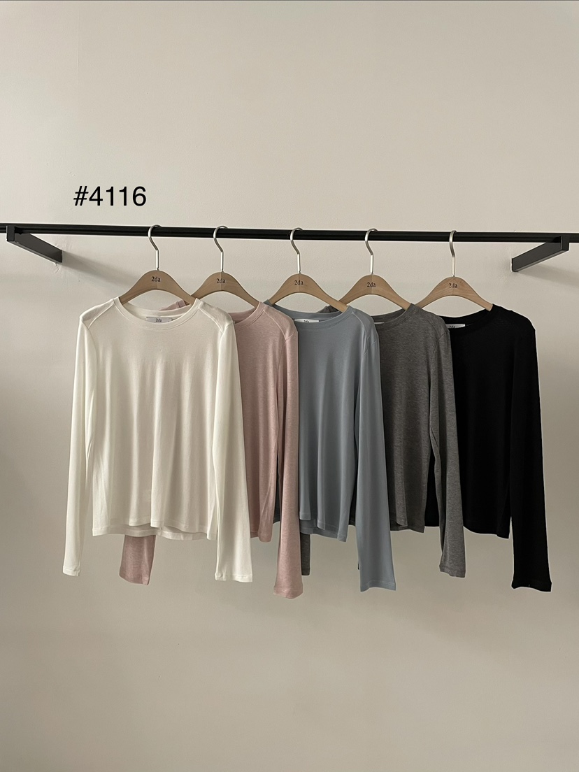 2DA/DARIMI-P東大門直郵女裝新款26春夏時尚推薦長袖T恤2DA/DARIMI-P長袖T恤