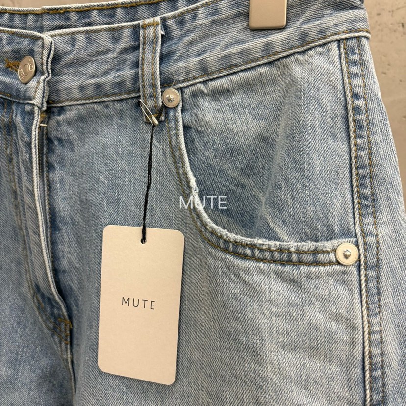 MUTE-P東大門實拍女士新品休閑人氣熱賣推薦26春夏牛仔褲MUTE牛仔褲
