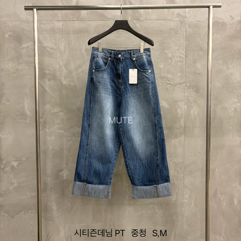MUTE-P東大門實拍女士新品休閑人氣熱賣推薦26春夏牛仔褲MUTE牛仔褲圖色2