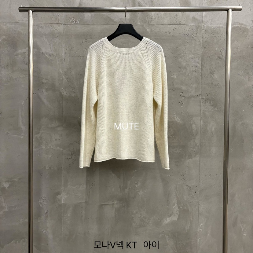 MUTE-P韓國代購女裝新款人氣推薦26春夏職業真品熱賣針織衫MUTE針織衫