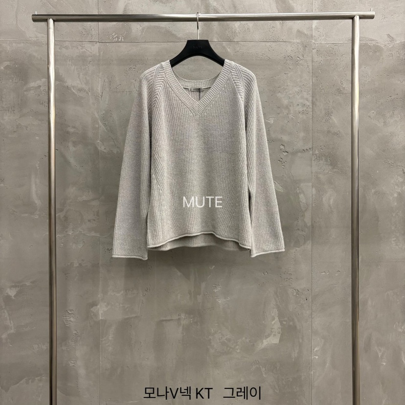 MUTE-P韓國代購女裝新款人氣推薦26春夏職業真品熱賣針織衫MUTE針織衫圖色3