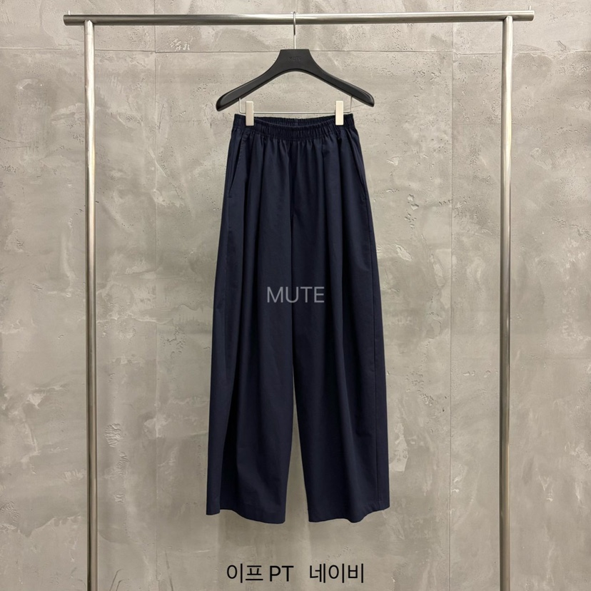 MUTE-P東大門實拍女士新品人氣時尚職業休閑熱賣26春夏休閑褲MUTE休閑褲圖色4深藍色