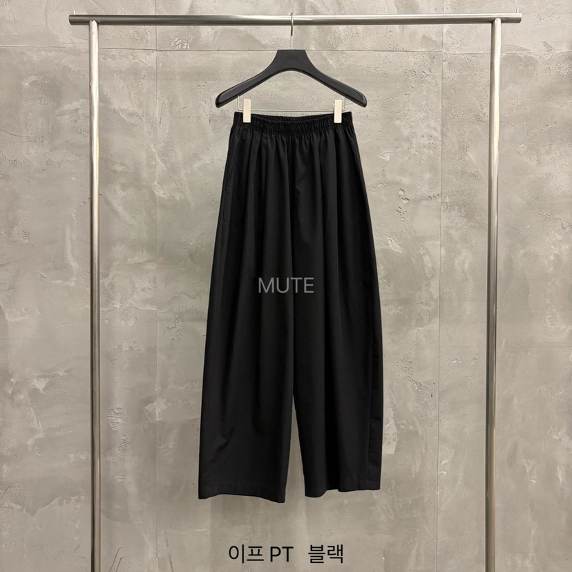 MUTE-P東大門實拍女士新品人氣時尚職業休閑熱賣26春夏休閑褲MUTE休閑褲圖色5黑色