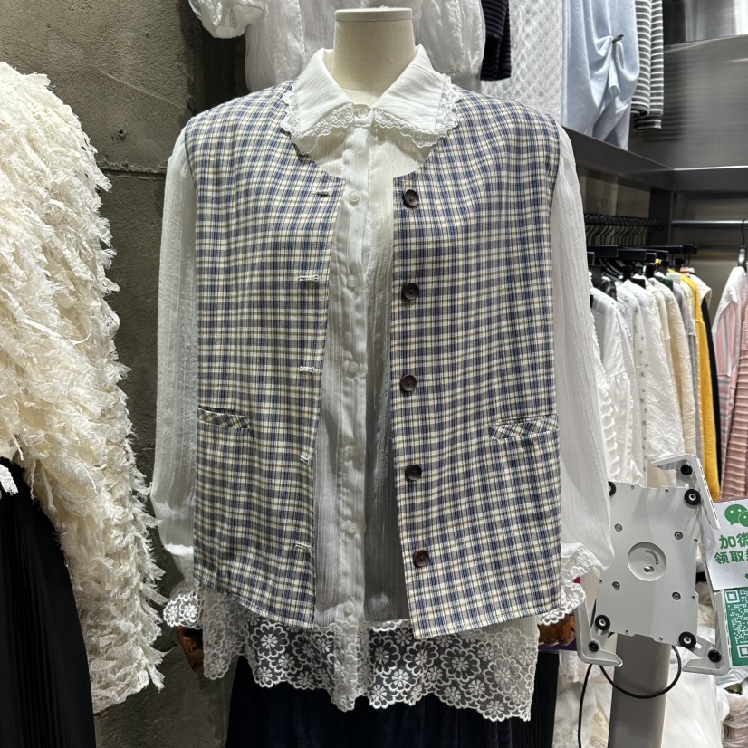 RUNWAY-런웨이韓國代購女裝新款人氣休閑職業馬甲不含內搭RUNWAY馬甲圖色2