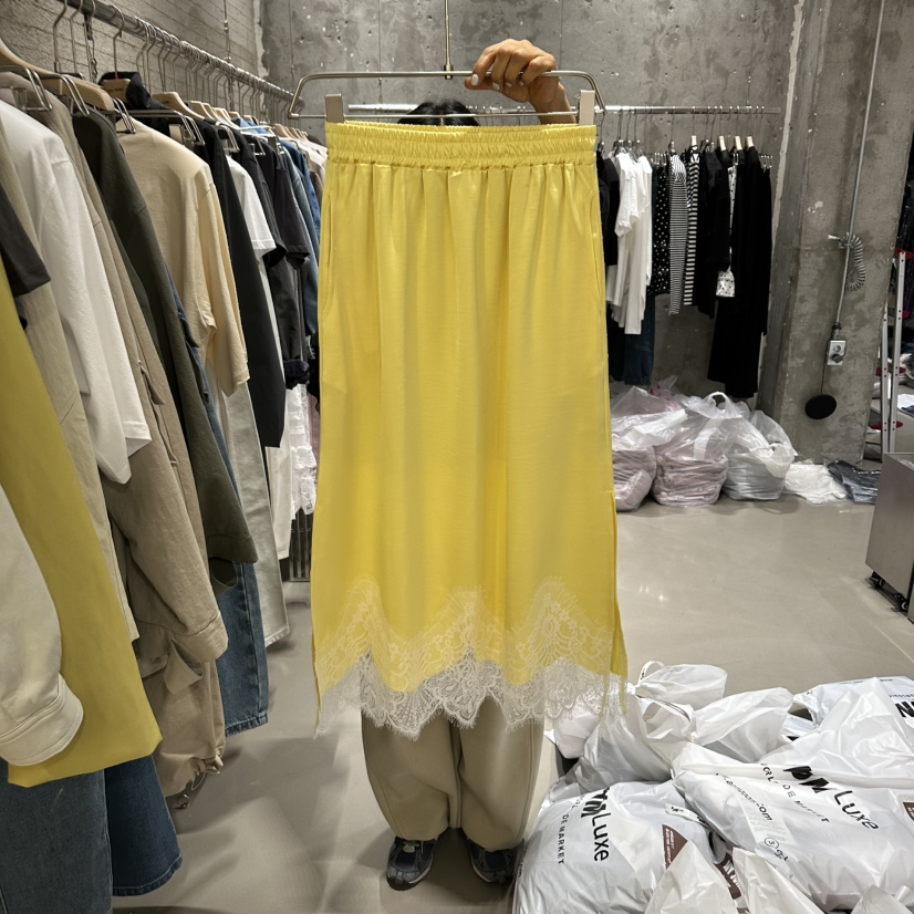 JUNI韓國直郵女士新品真品熱賣人氣時尚職業推薦休閑長裙my juni長裙圖色1