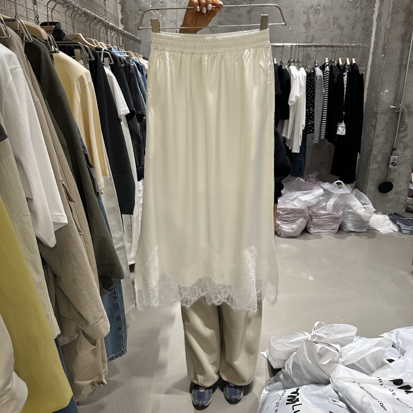 JUNI韓國直郵女士新品真品熱賣人氣時尚職業推薦休閑長裙my juni長裙圖色2