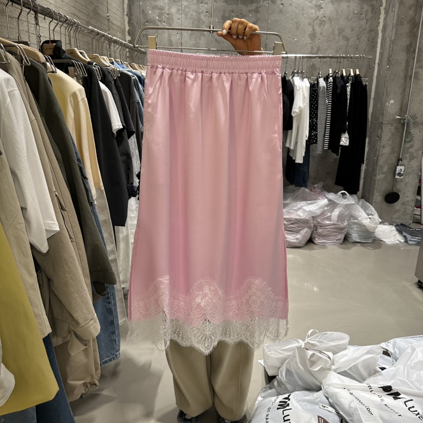 JUNI韓國直郵女士新品真品熱賣人氣時尚職業推薦休閑長裙my juni長裙圖色3