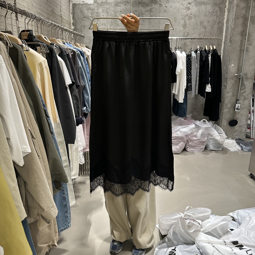 JUNI韓國直郵女士新品真品熱賣人氣時尚職業推薦休閑長裙my juni長裙圖色4