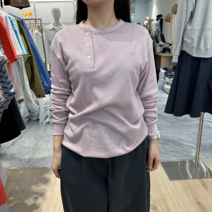 REVE-L東大門代購女裝新品真品26春夏熱賣休閑時尚長袖T恤REVE-L長袖T恤圖色2