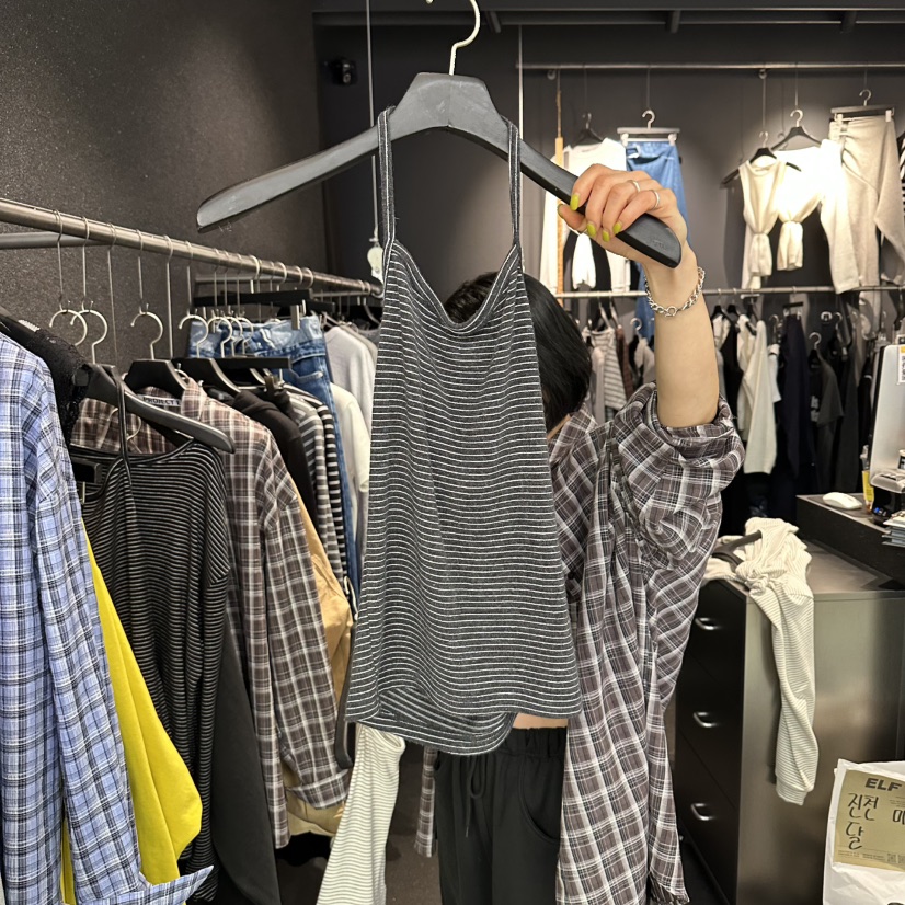 ELF-L東大門直郵女裝新品26春夏時尚真品休閑熱賣吊帶背心PROJECT ELF/ELF-L吊帶/背心圖色2