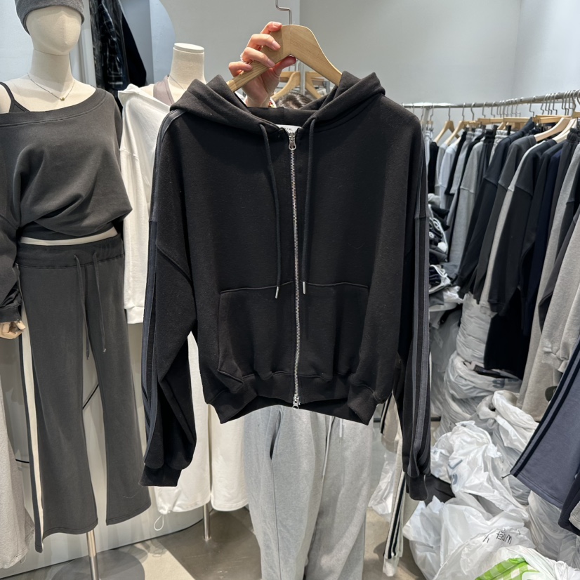 W.FATAL韓國直郵女裝新品推薦26春夏真品夾克連帽拉鏈衫W.FATAL夾克圖色2