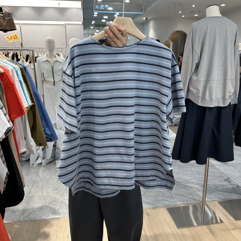 REVE-L東大門直郵女士新品26春夏熱賣休閑推薦職業時尚T恤REVE-LT恤圖色1