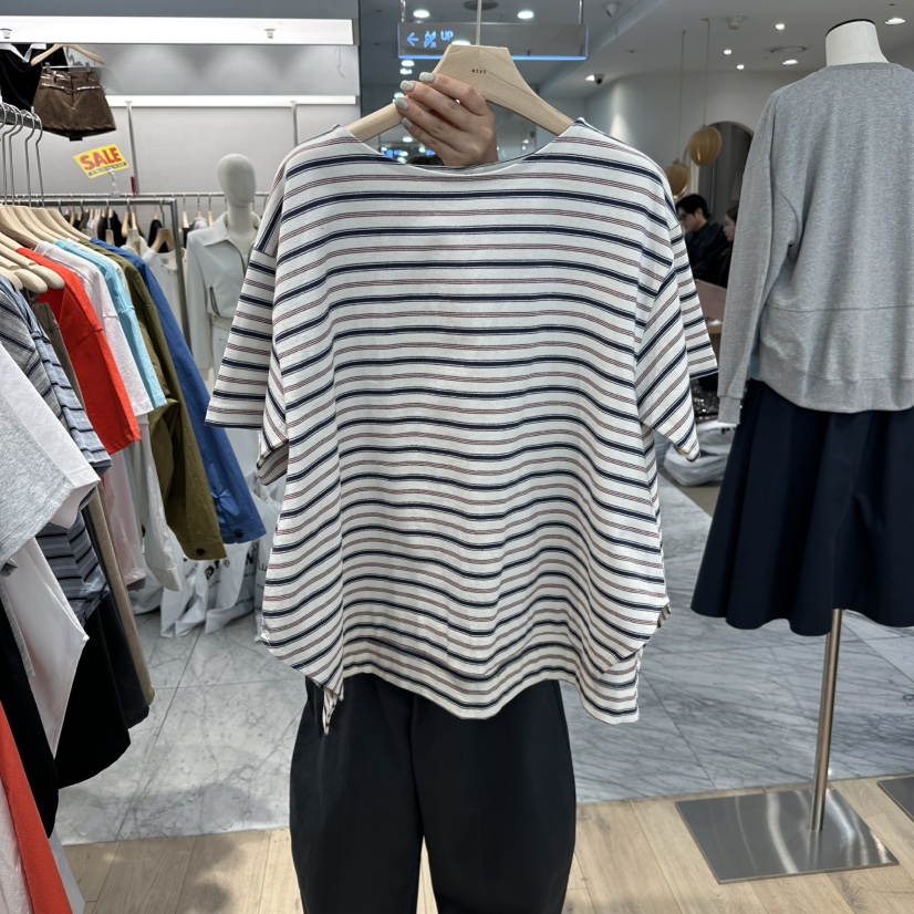 REVE-L東大門直郵女士新品26春夏熱賣休閑推薦職業時尚T恤REVE-LT恤圖色3