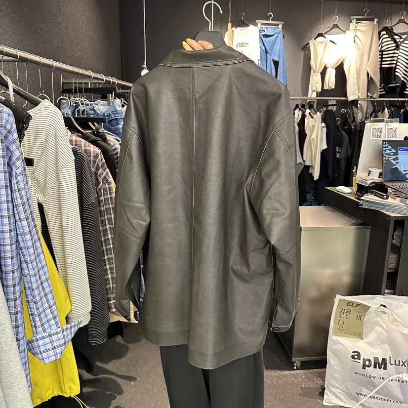 ELF-L東大門直郵女士新款人氣推薦26春夏休閑夾克水洗復古PROJECT ELF/ELF-L夾克