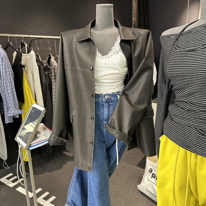 ELF-L東大門直郵女士新款人氣推薦26春夏休閑夾克水洗復古PROJECT ELF/ELF-L夾克